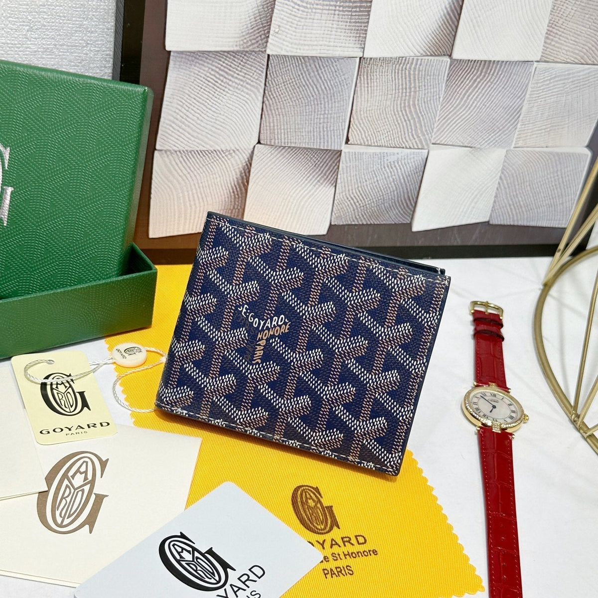Goyard 2026 Victoire Bifold Wallet 11cm Canvas Cowhide