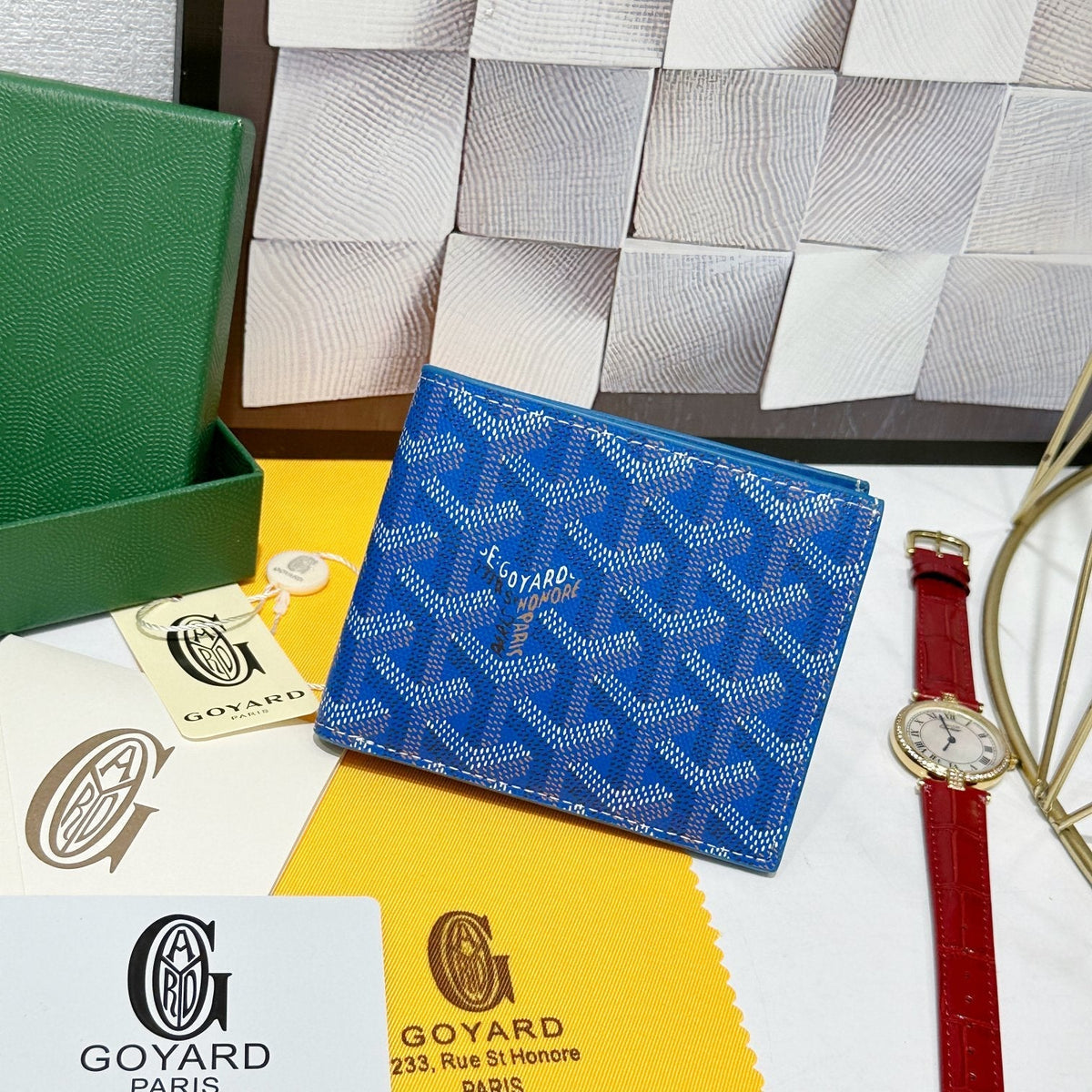 Goyard 2026 Victoire Bifold Wallet 11cm Canvas Cowhide