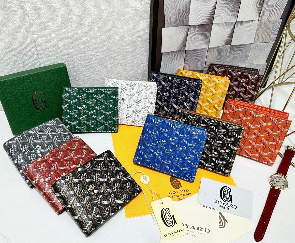 Goyard 2026 Victoire Bifold Wallet 11cm Canvas Cowhide