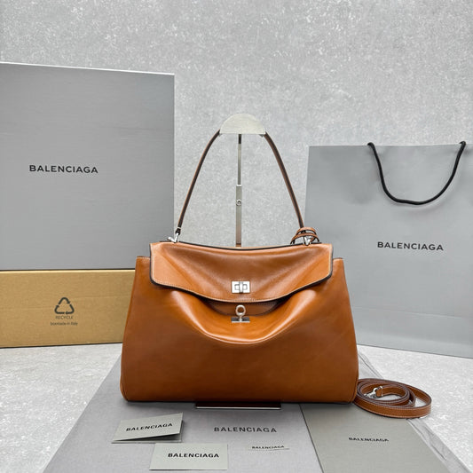 Balenciaga Rodeo Driver Bag Brown
