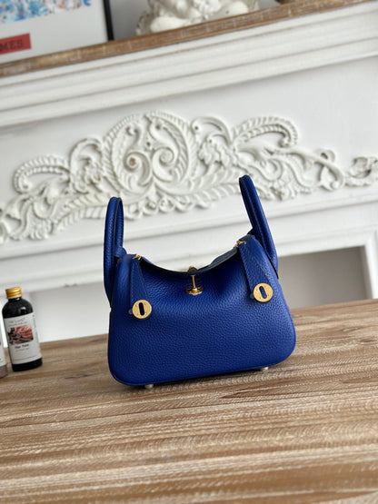 High-end Hermes 2026 Lindy Bag 19cm Togo Leather 4