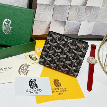 Goyard 2026 Victoire Bifold Wallet  11cm Canvas Cowhide