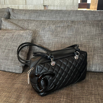 Chanel 2026 Cambon Ligne Bowling Bag 27cm Calfskin